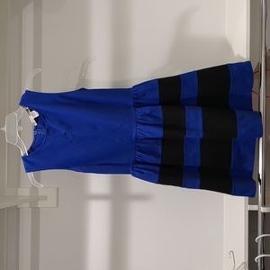 Blue Dress with Stripes